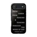 Romans 10:17 phone case