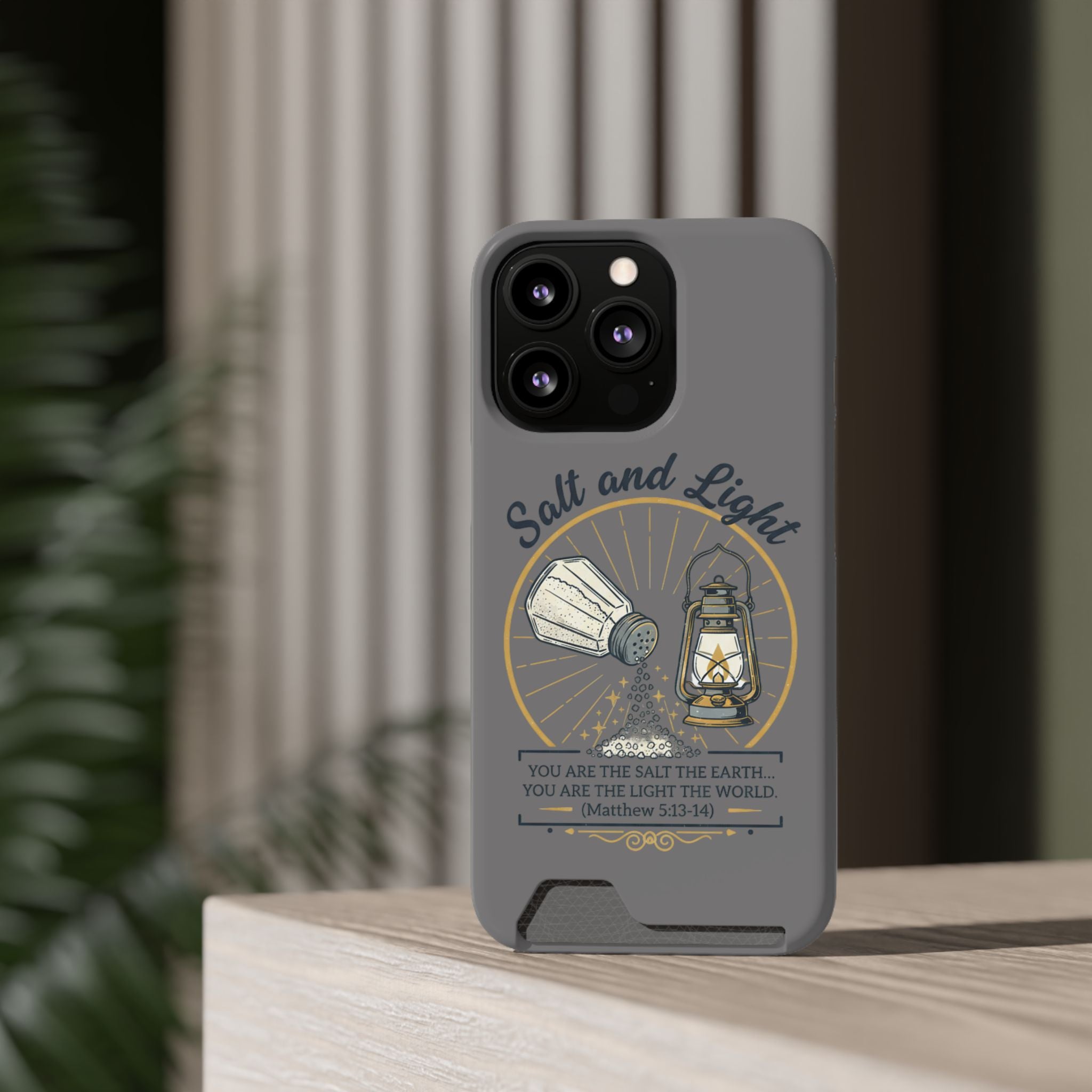 Salt and Light phone case