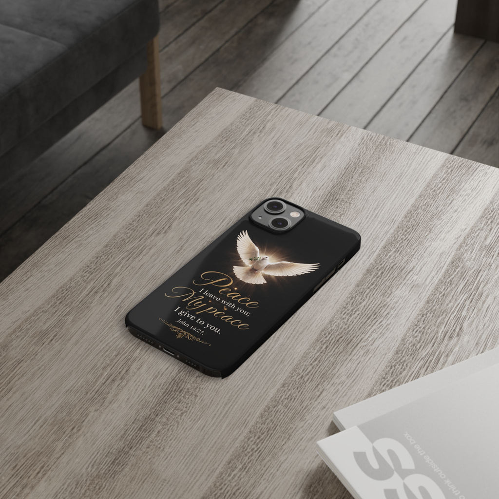 John 14:27 Slim Phone Cases