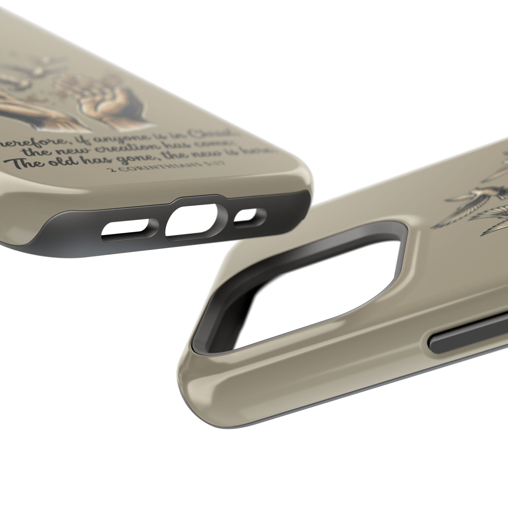 2 Corinthians 5:17 Magnetic Impact-Resistant Cases
