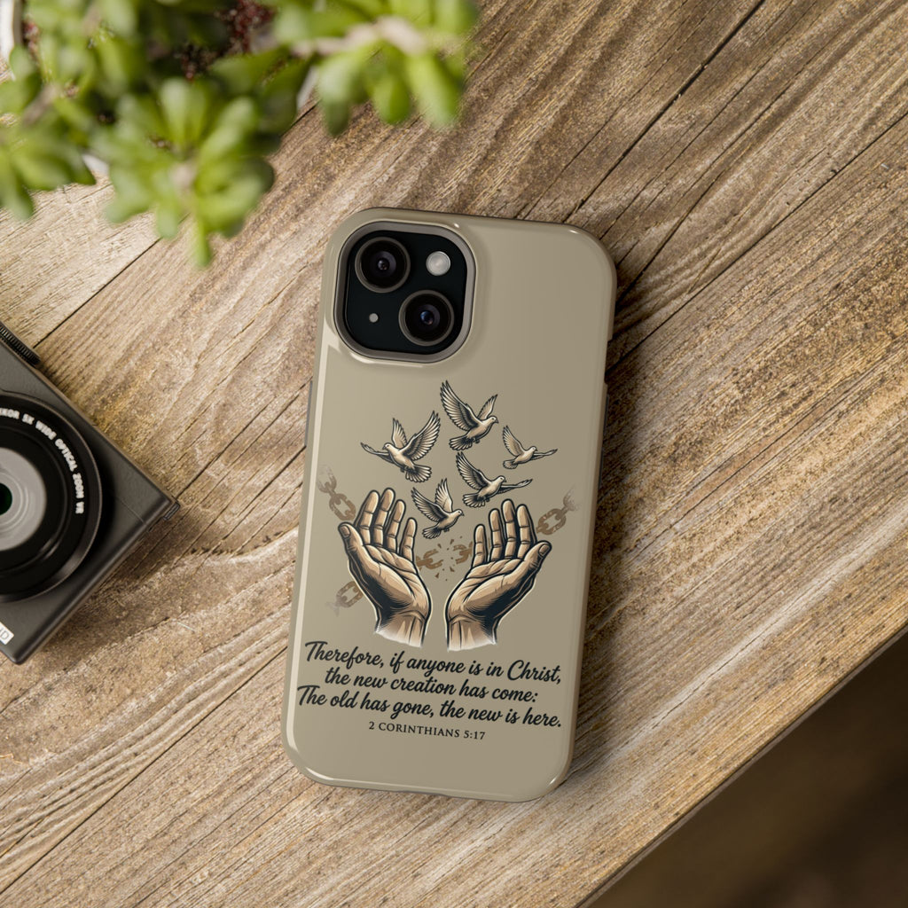 2 Corinthians 5:17 Magnetic Impact-Resistant Cases