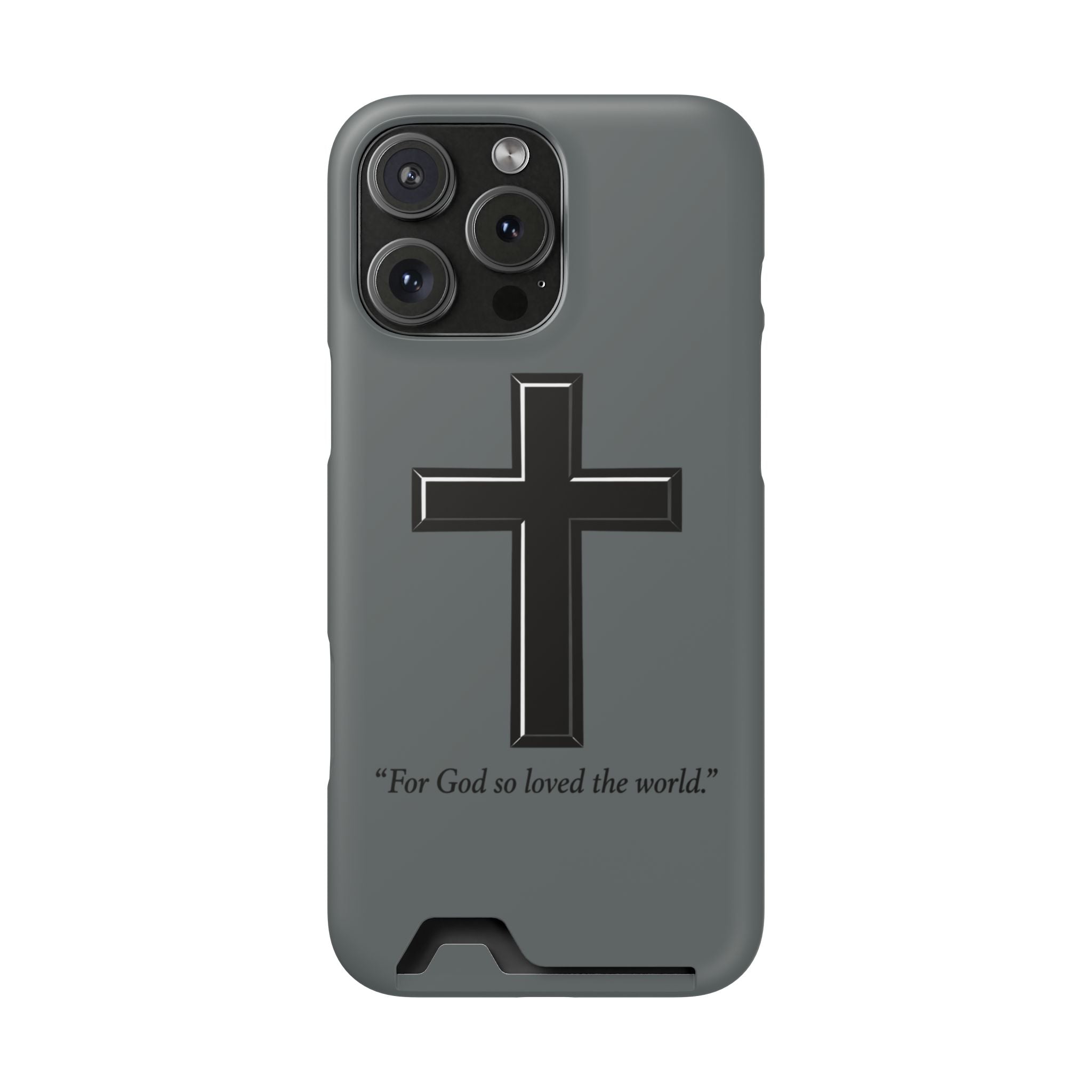 John 3:16 Phone Case (Card Holder)