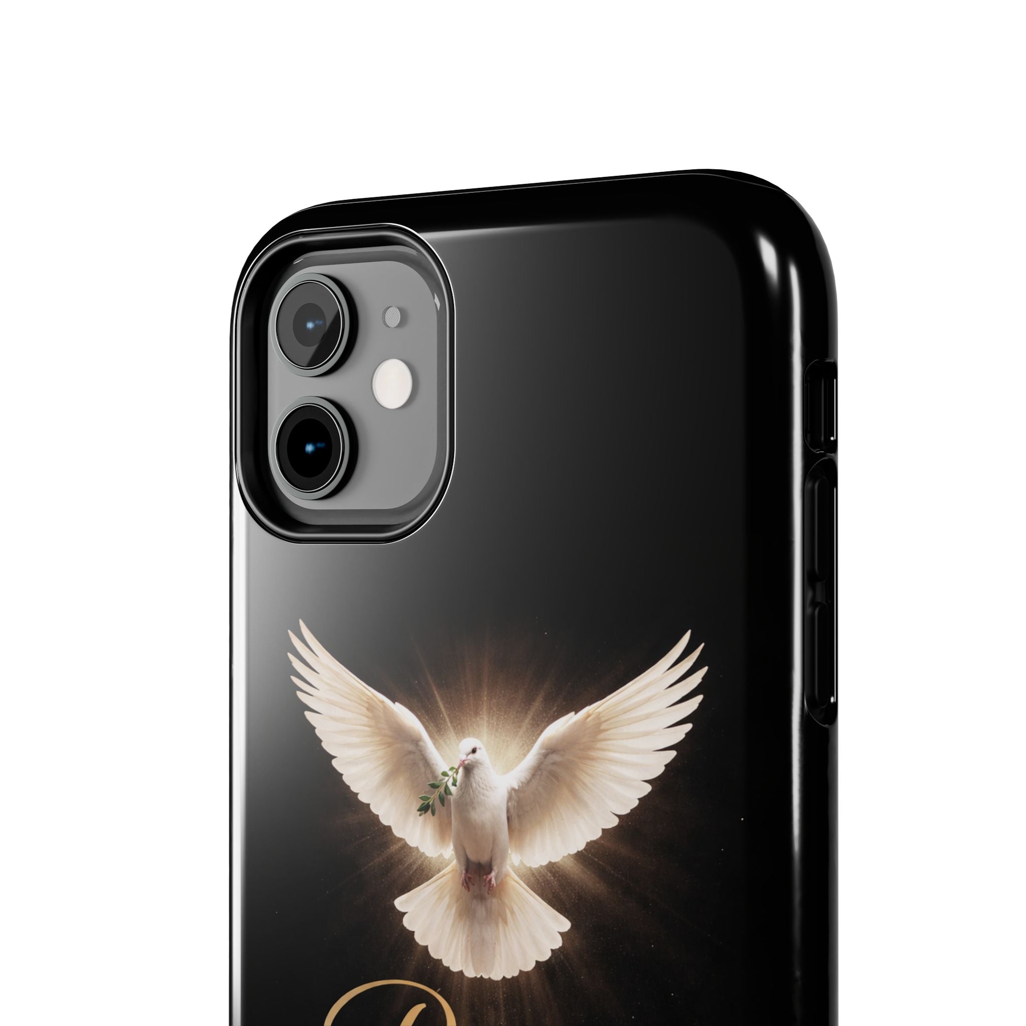 Dove with John 14:27 Tough Phone Cases