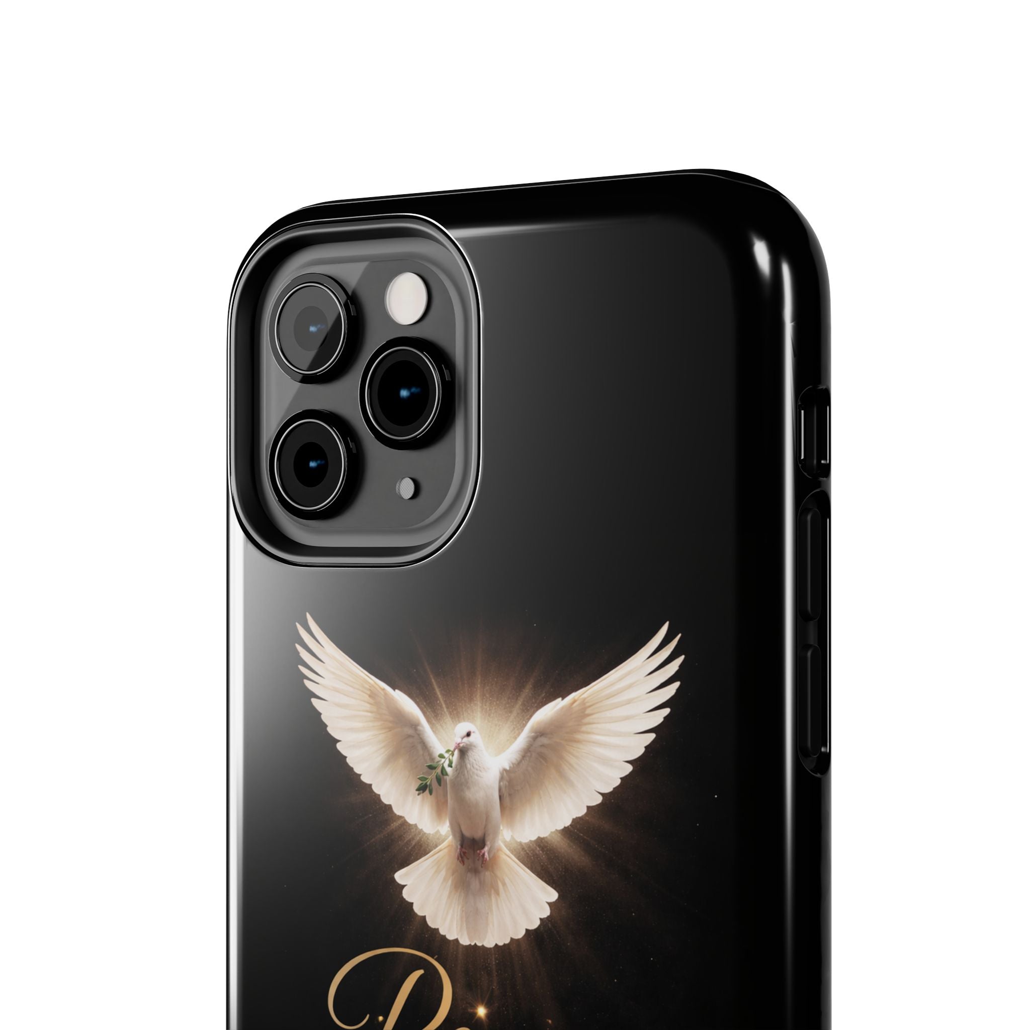 Dove with John 14:27 Tough Phone Cases