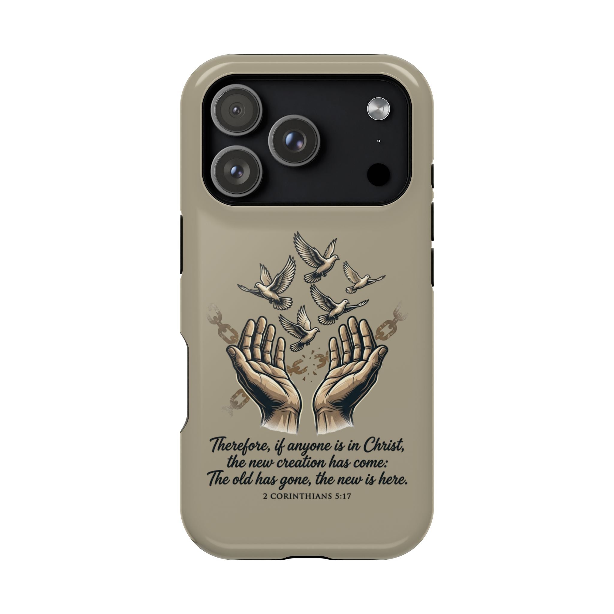 2 Corinthians 5:17 Magnetic Impact-Resistant Cases