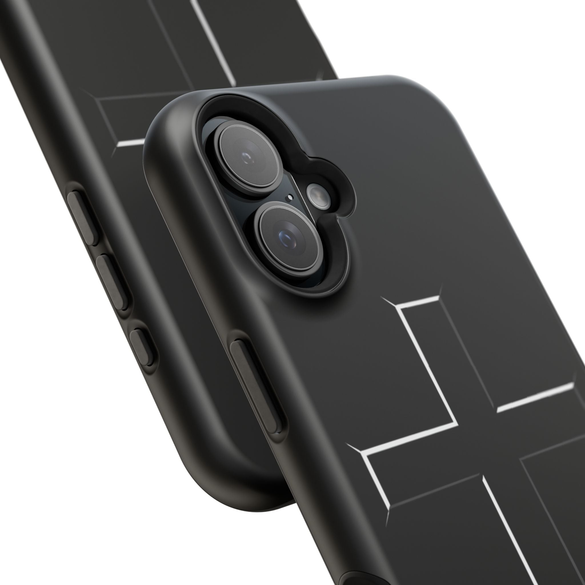 Cross Magnetic Impact-Resistant Cases