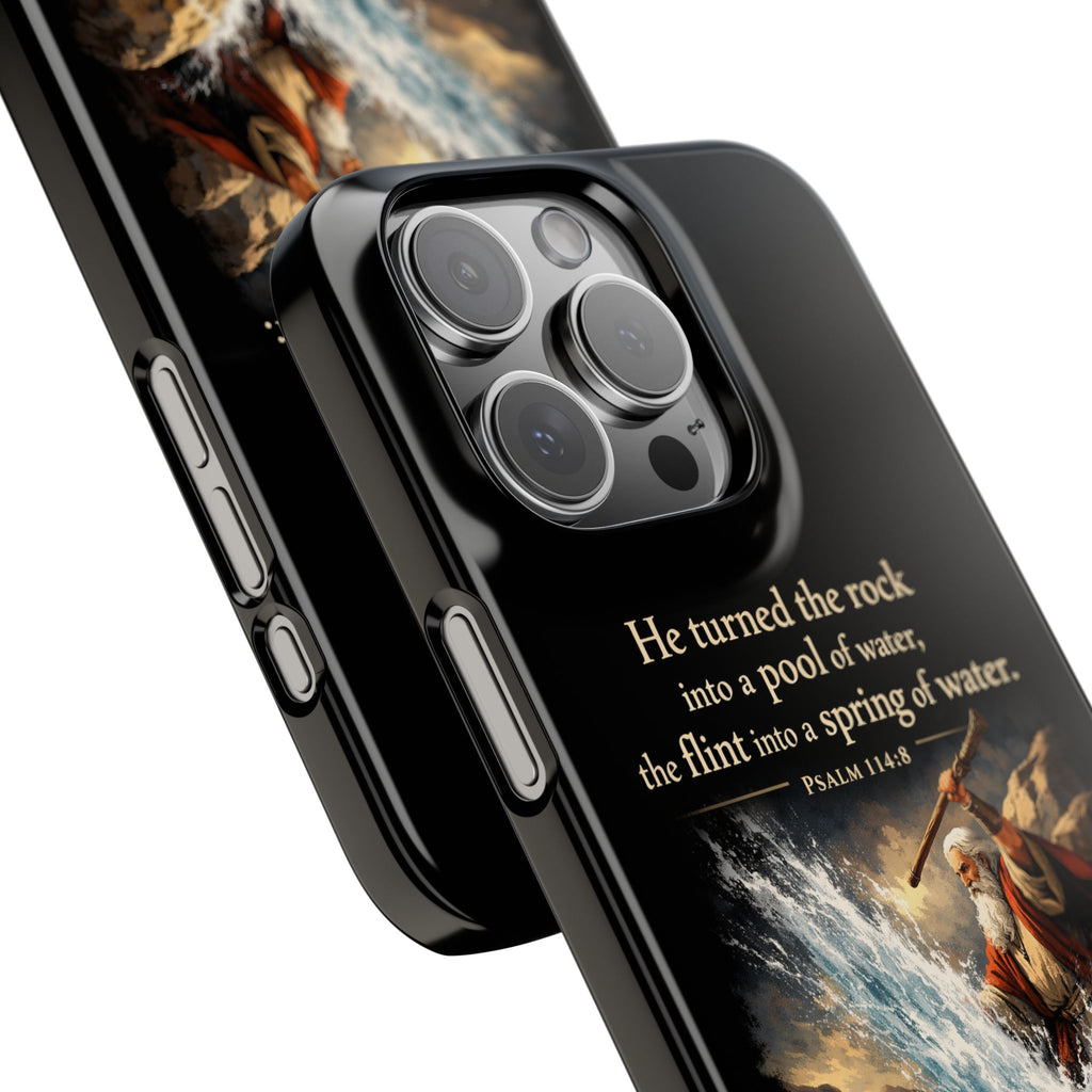 Psalms 114:8 Slim Phone Cases