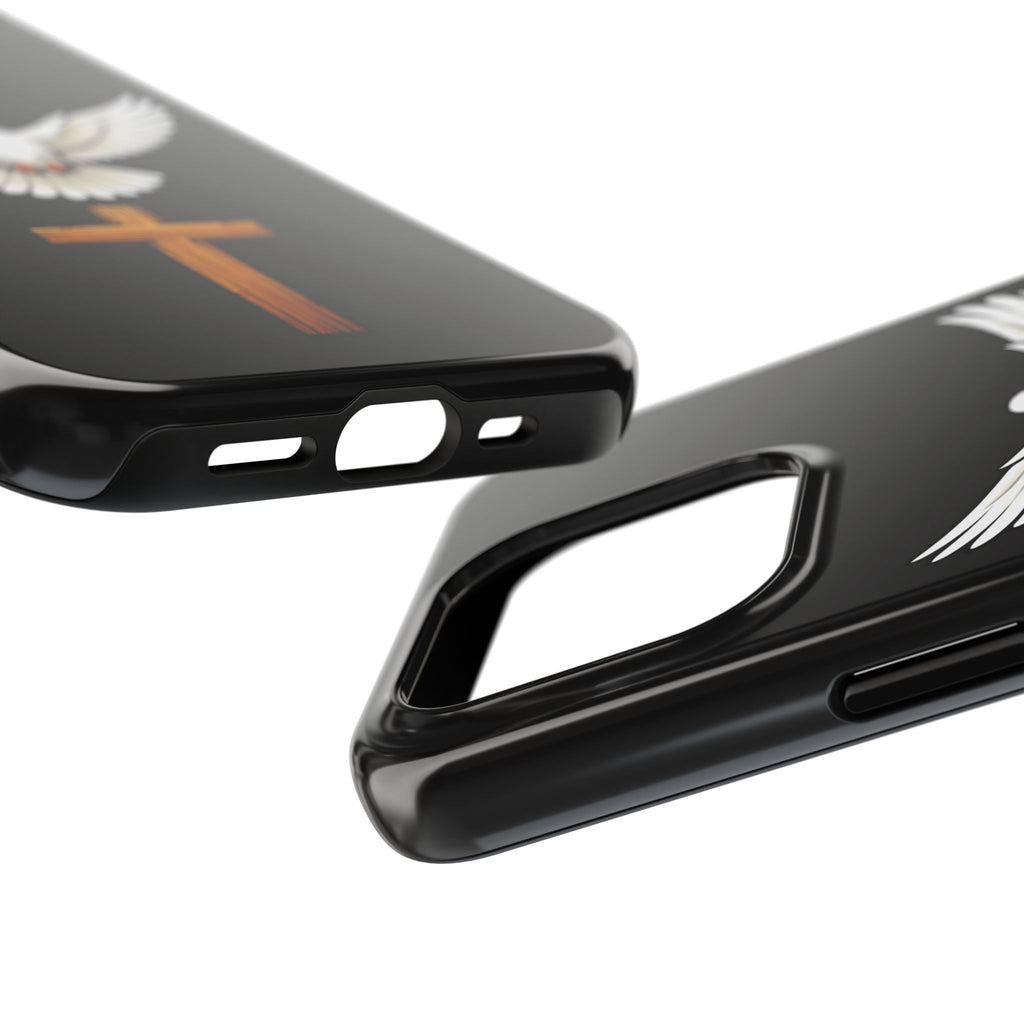 Dove and Cross Tough Phone Cases