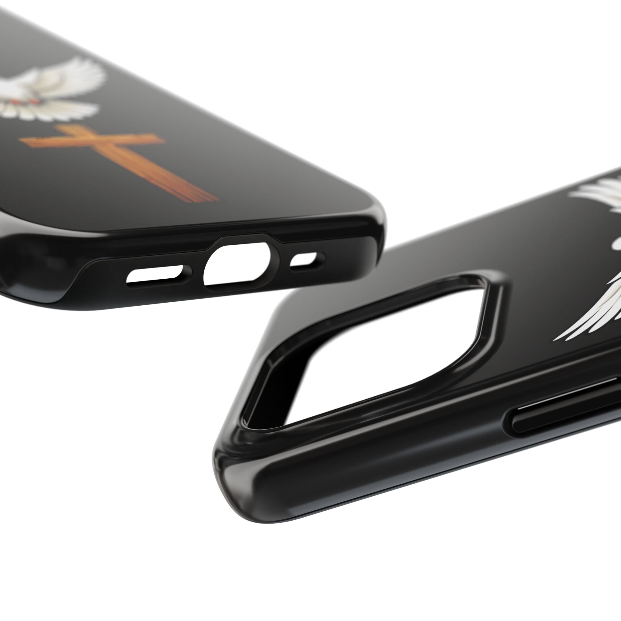 Dove and Cross Tough Phone Cases