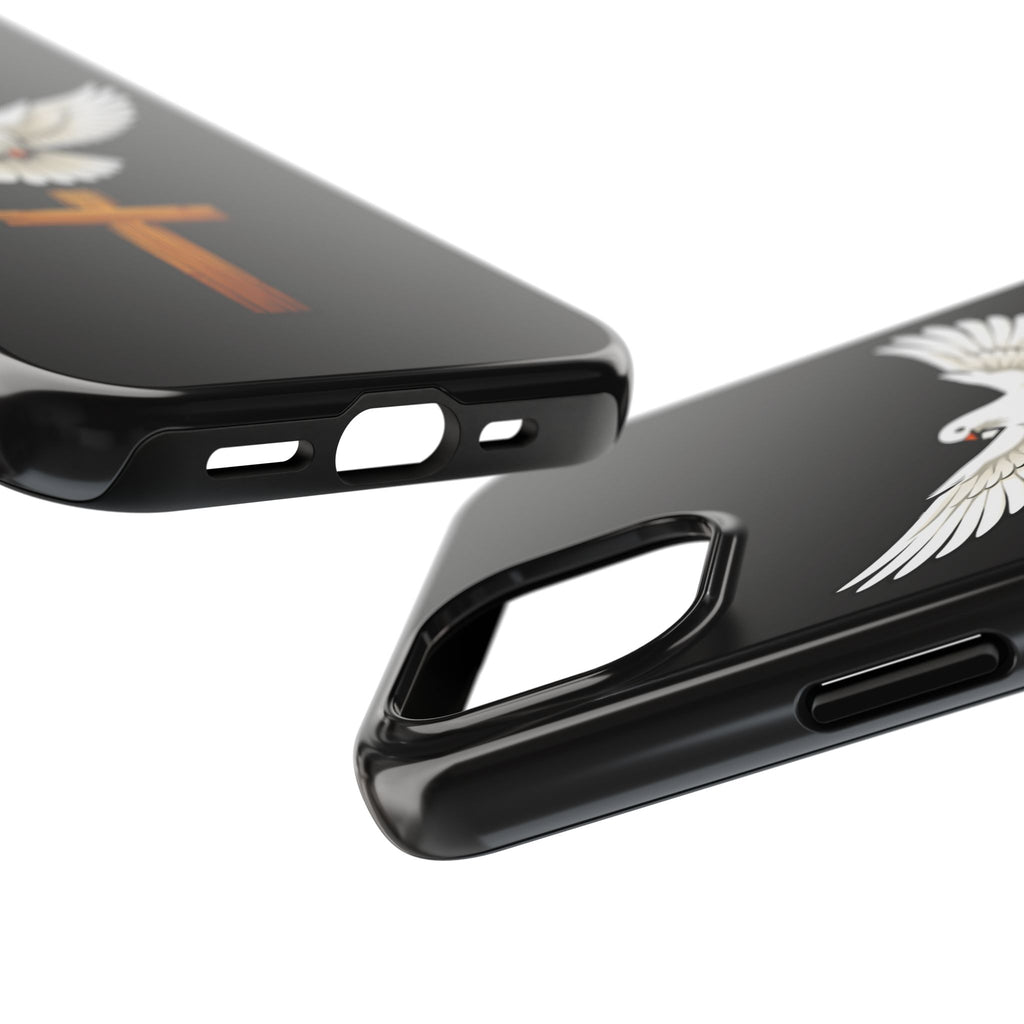 Dove and Cross Tough Phone Cases