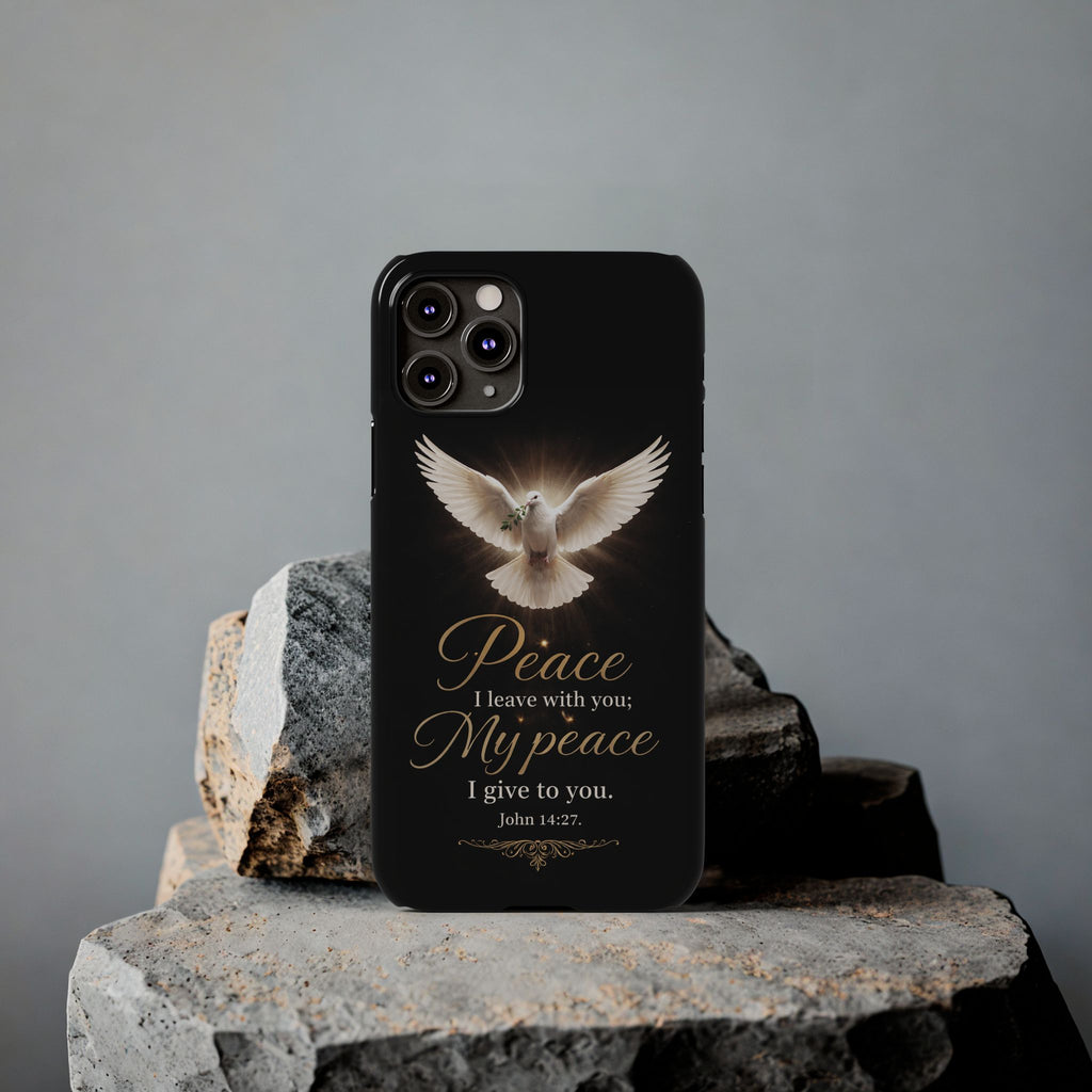 John 14:27 Slim Phone Cases