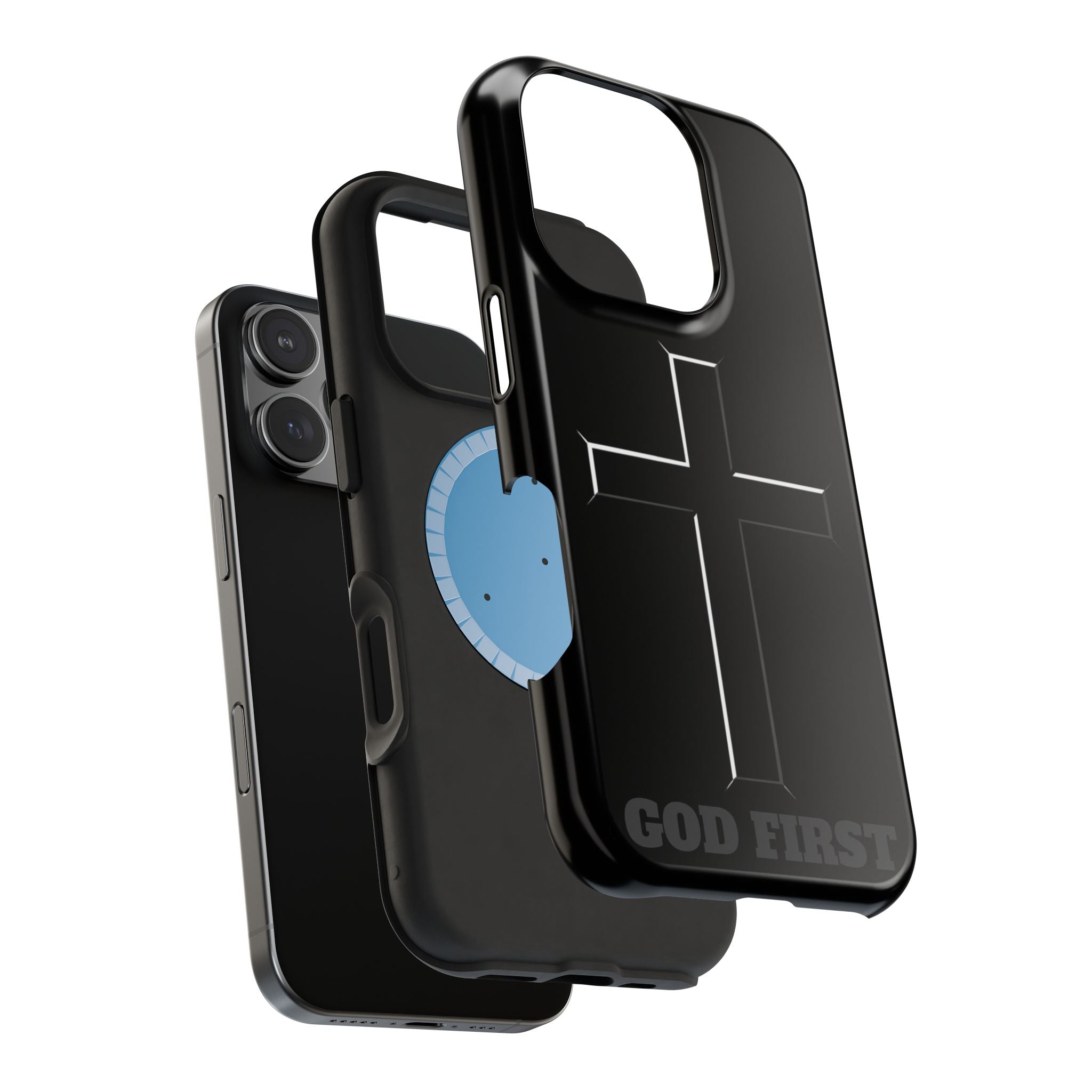 Cross Magnetic Impact-Resistant Cases