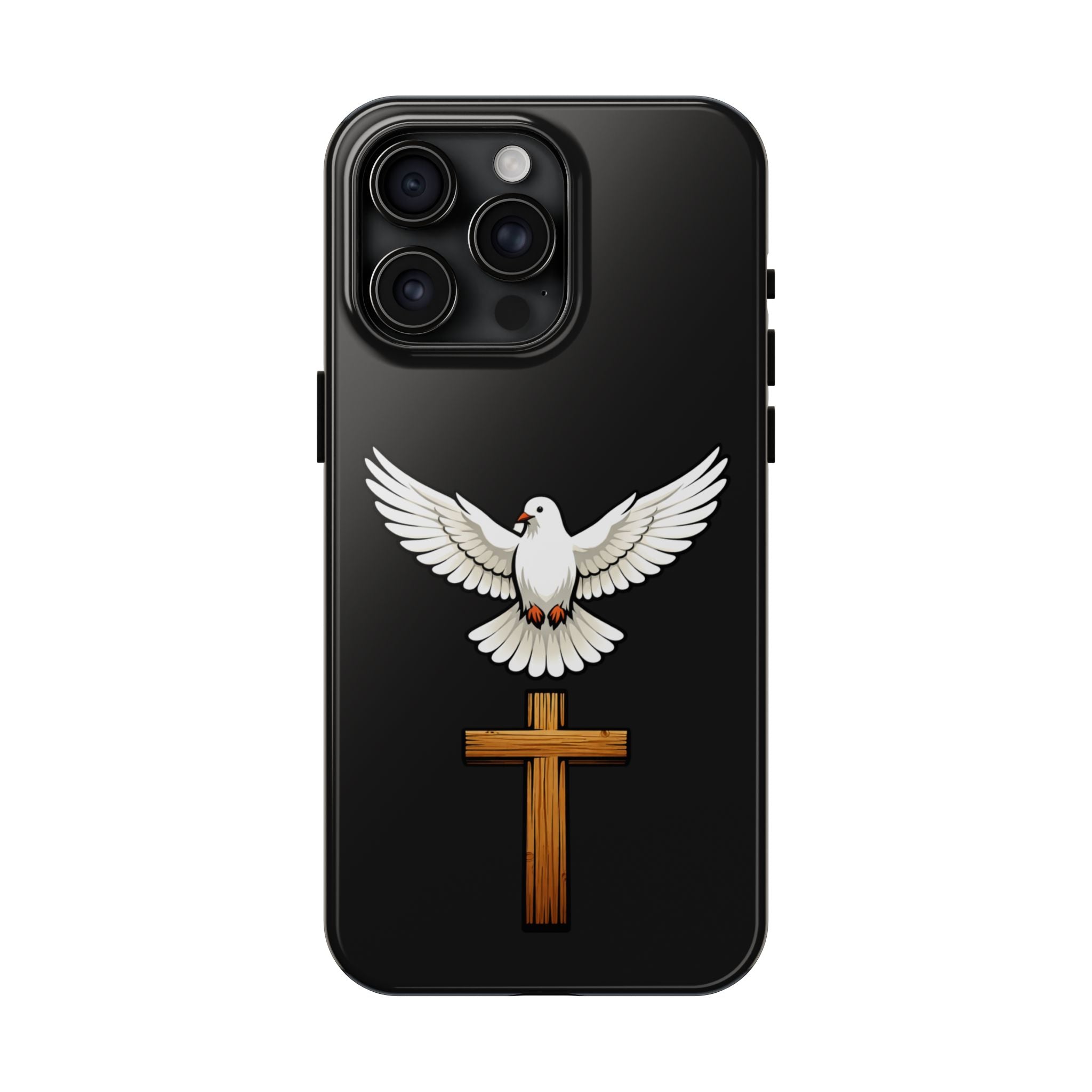 Dove and Cross Tough Phone Cases