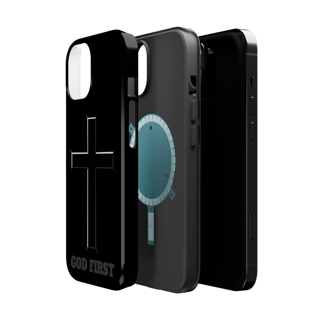 Cross Magnetic Impact-Resistant Cases
