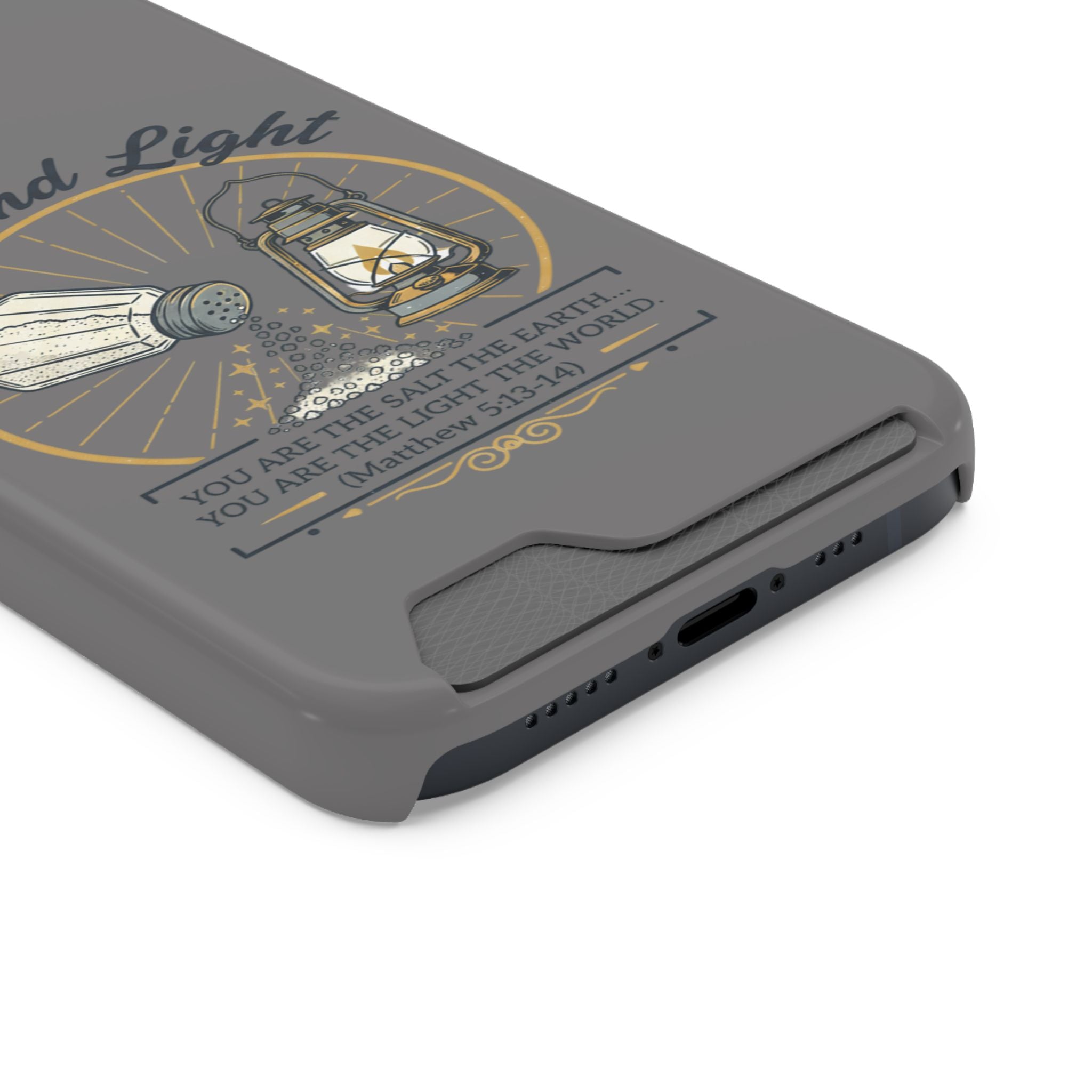 Salt and Light phone case