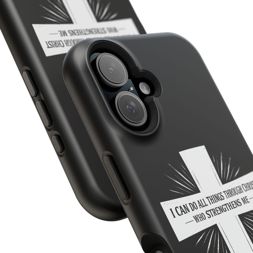 Philippians 4:13 Magnetic Impact-Resistant Cases