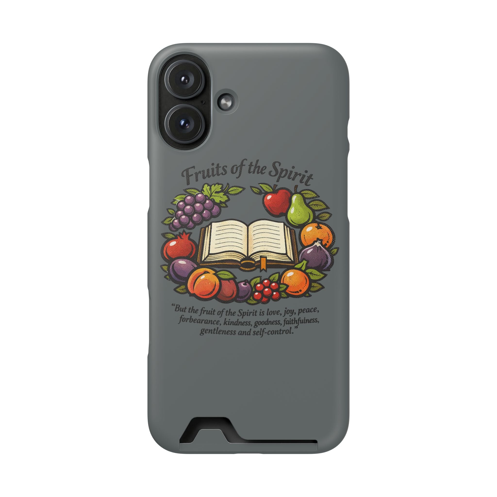 Fruits of the Spirit Phone Case (Card Holder)