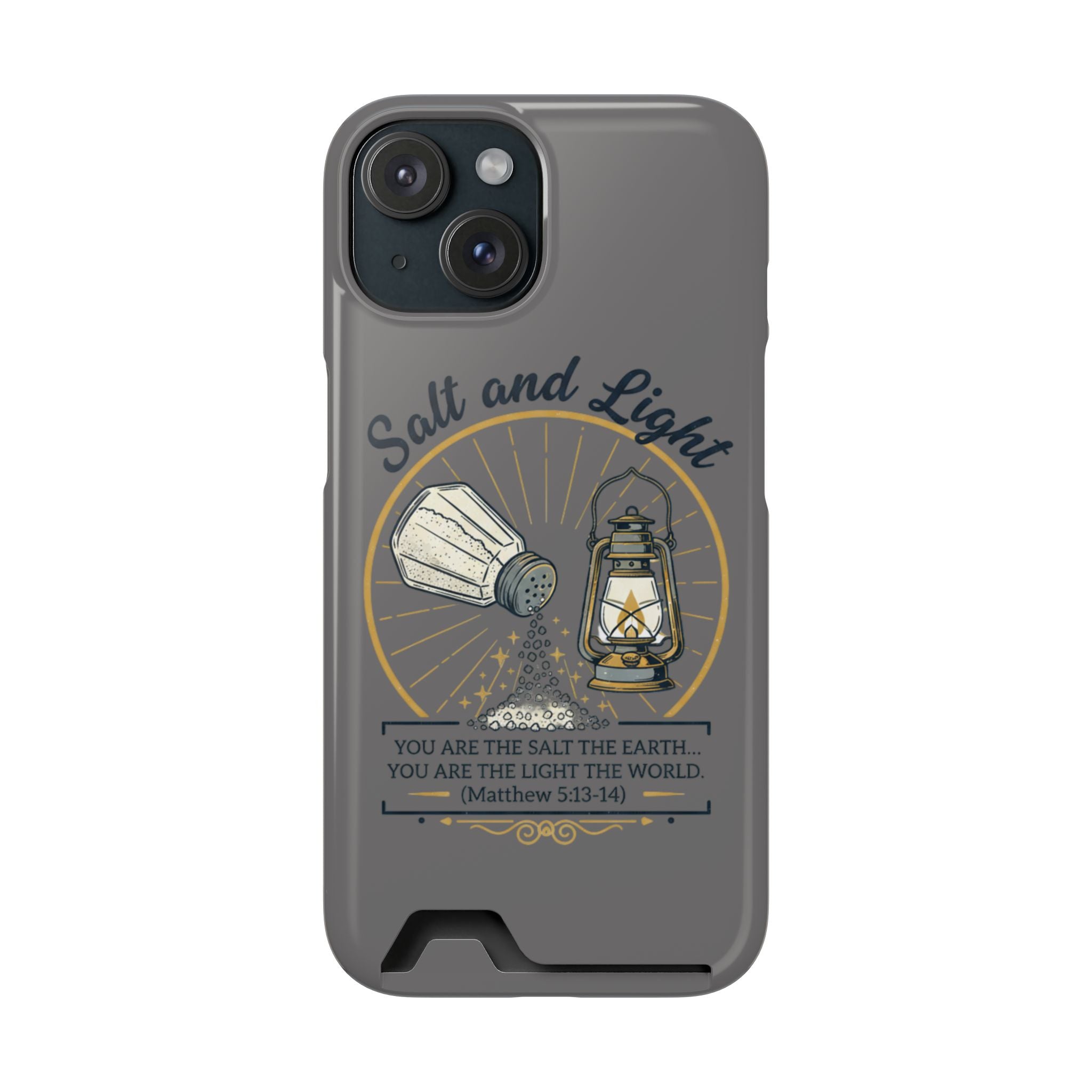 Salt and Light phone case
