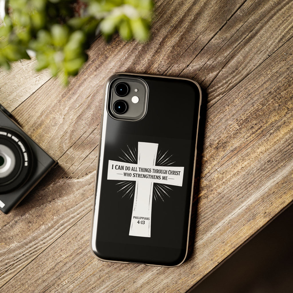 Philippians 4:13 Tough Phone Cases