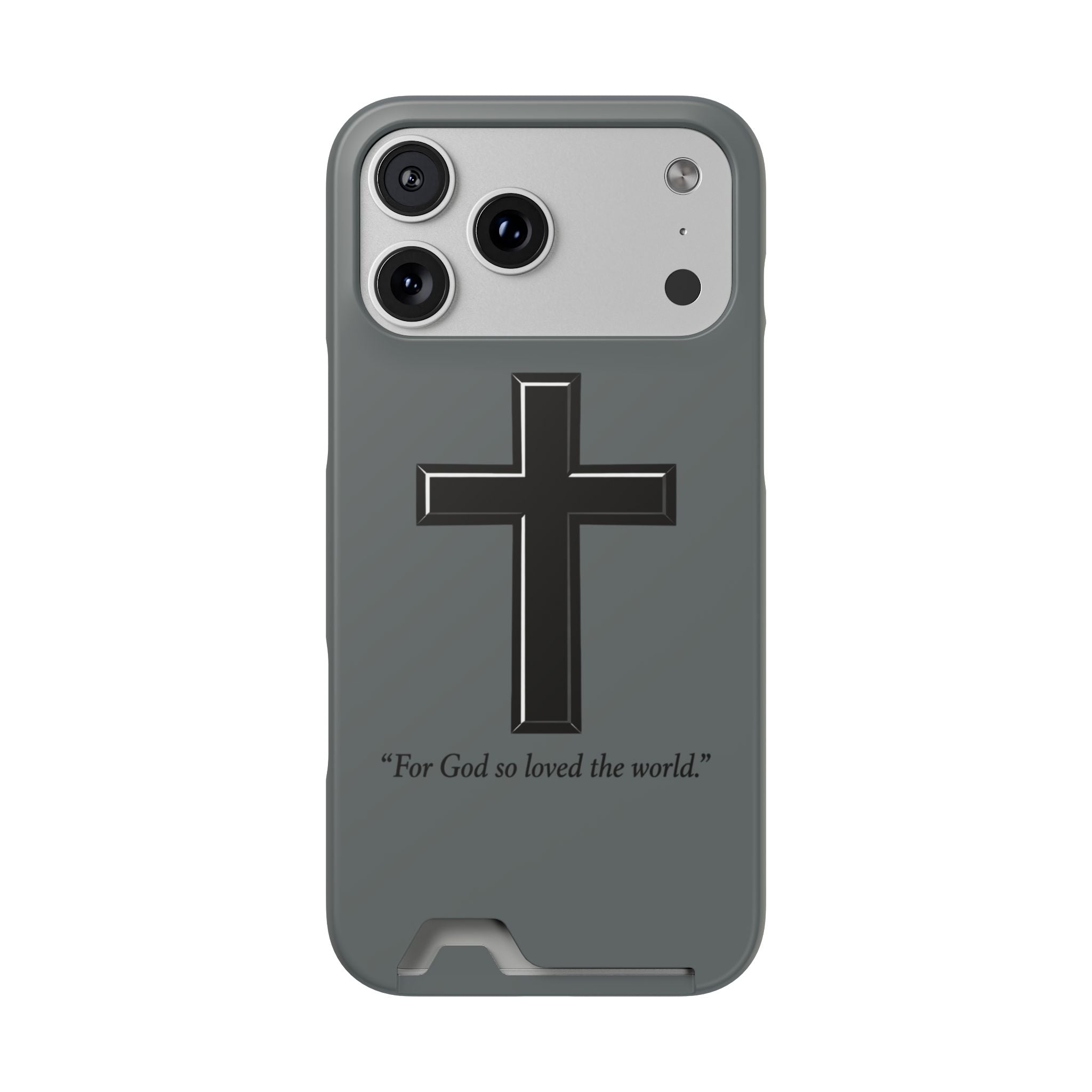 John 3:16 Phone Case (Card Holder)