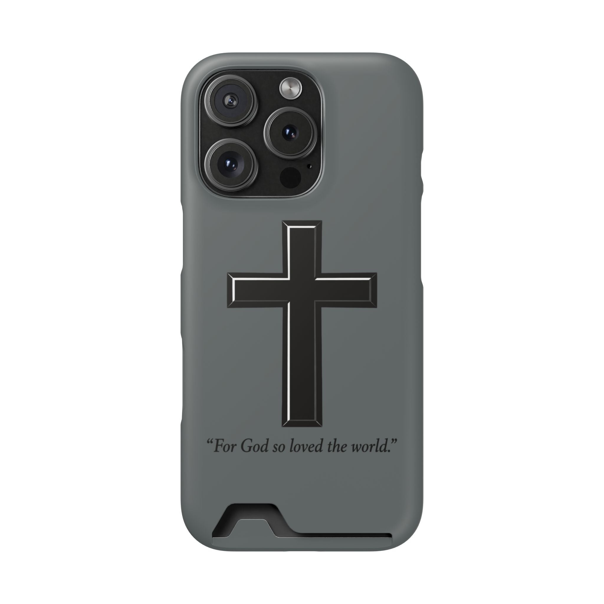 John 3:16 Phone Case (Card Holder)