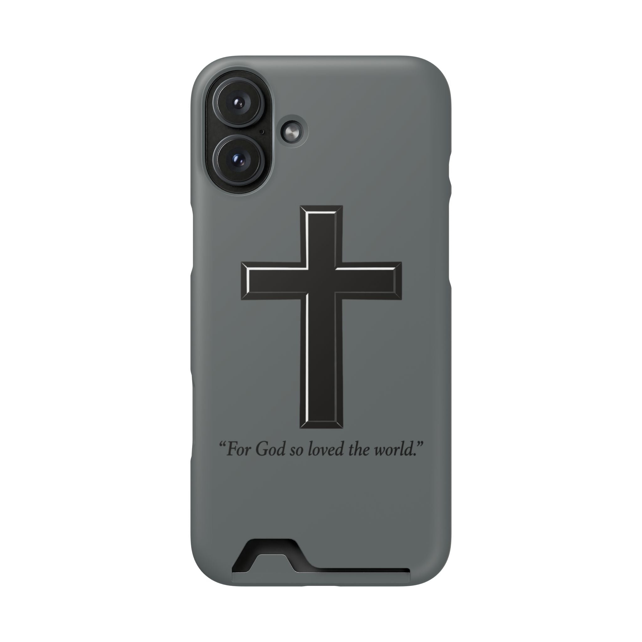John 3:16 Phone Case (Card Holder)