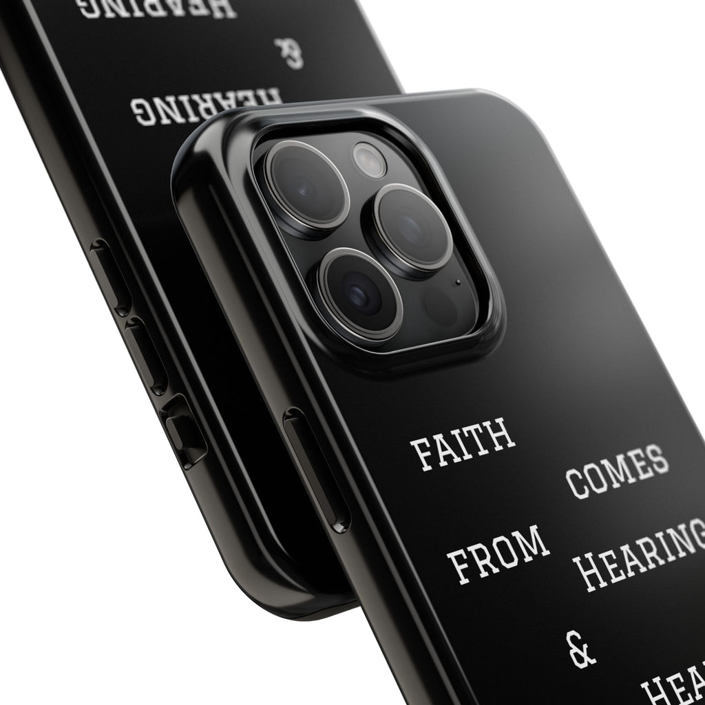 Romans 10:17 phone case