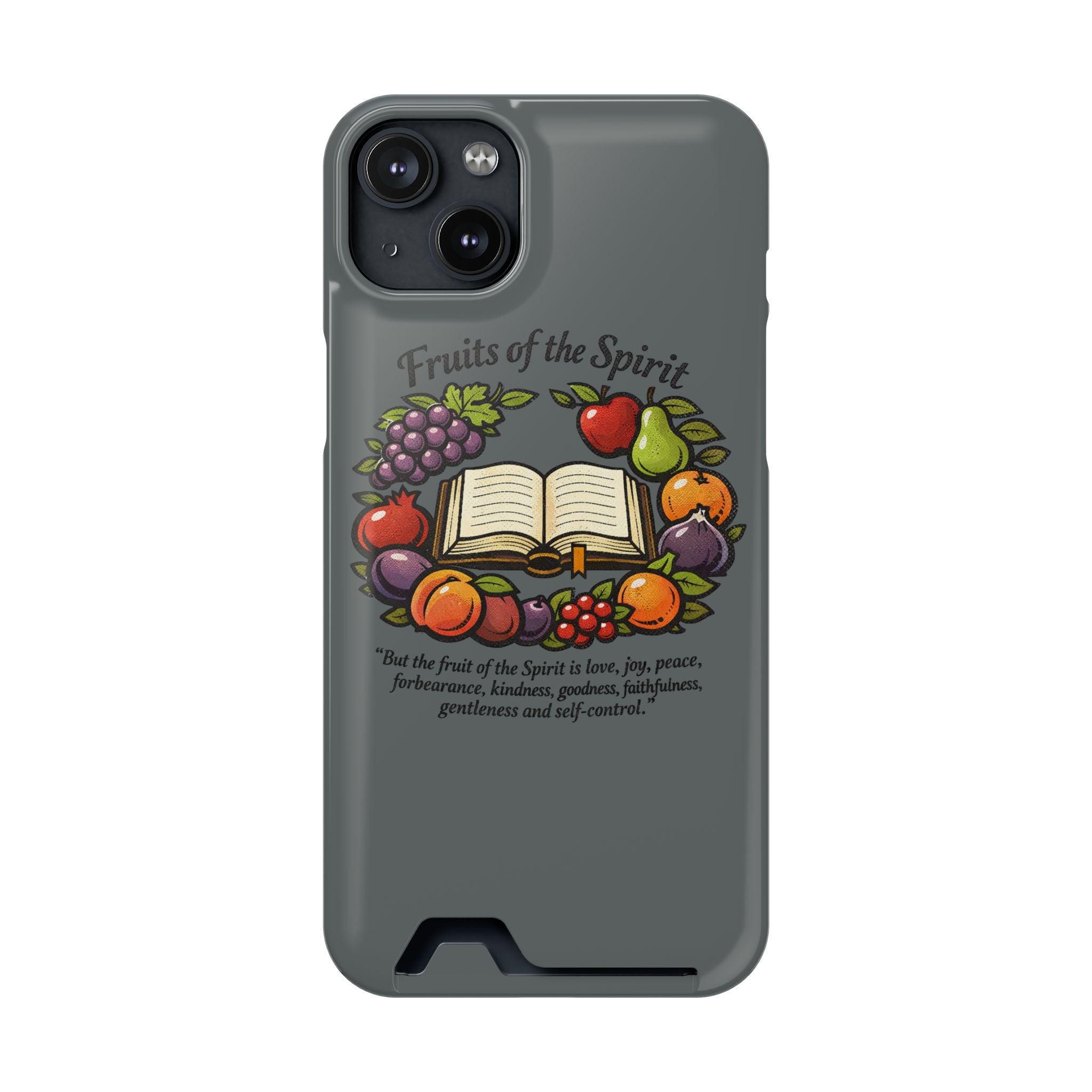 Fruits of the Spirit Phone Case (Card Holder)