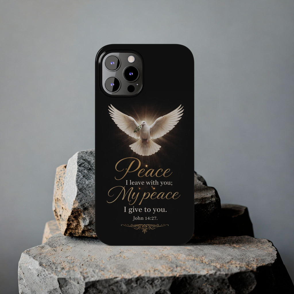 John 14:27 Slim Phone Cases