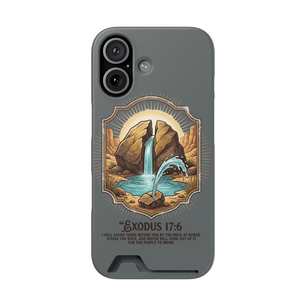 Exodus 17:6 Phone Case (Card Holder)