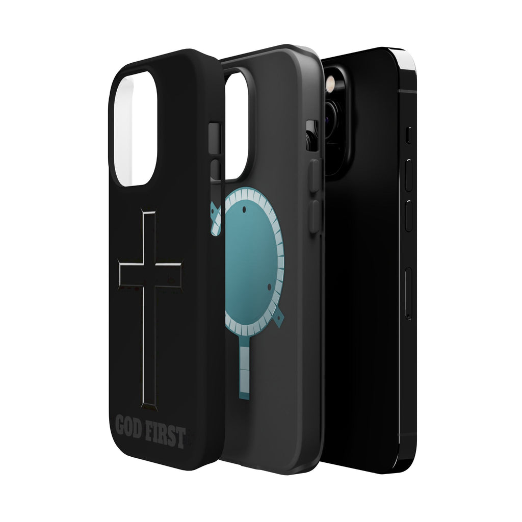 Cross Magnetic Impact-Resistant Cases
