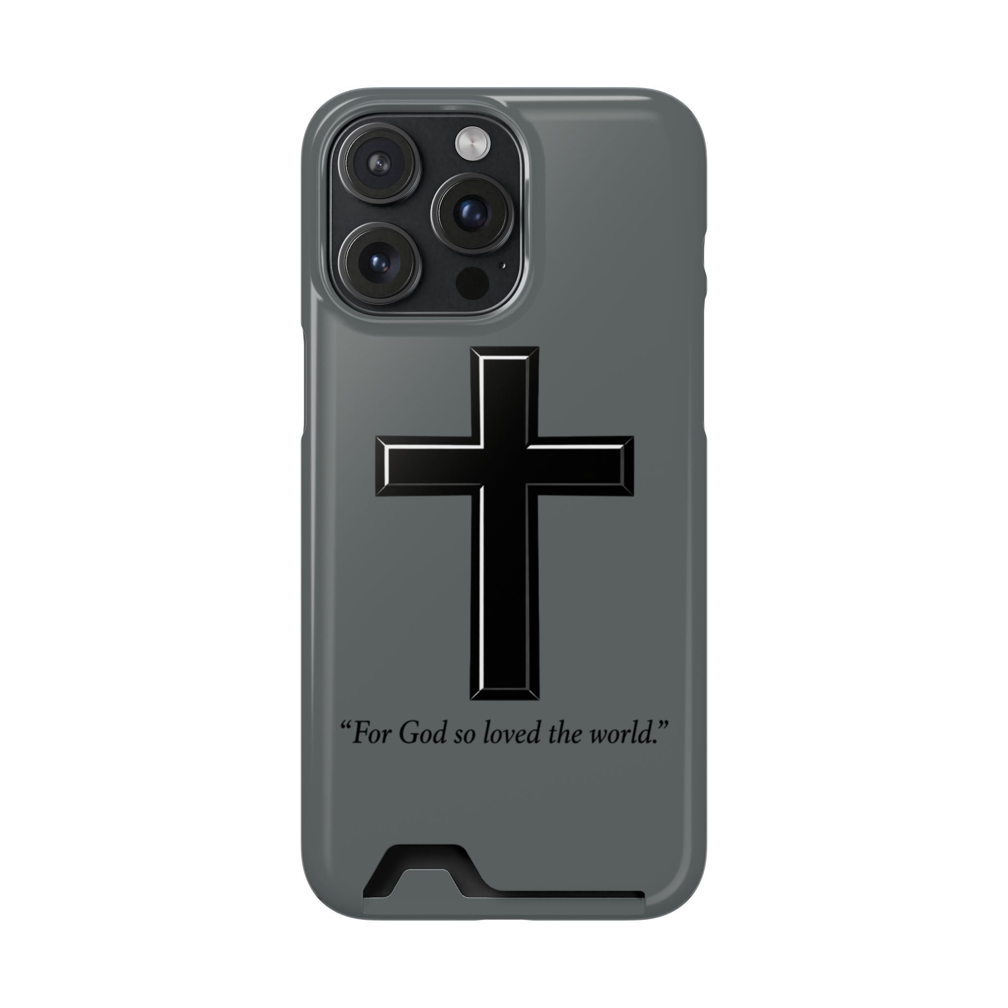 John 3:16 Phone Case (Card Holder)