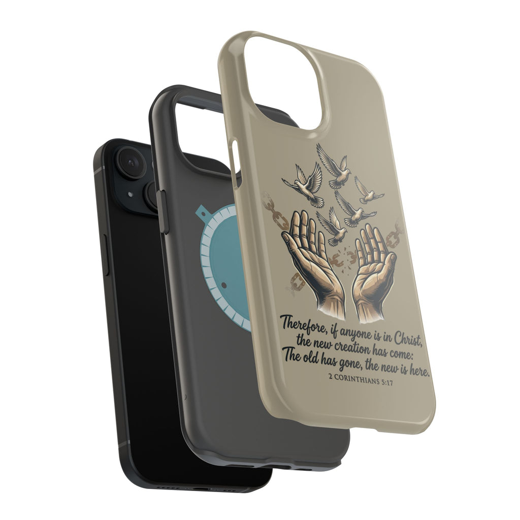 2 Corinthians 5:17 Magnetic Impact-Resistant Cases