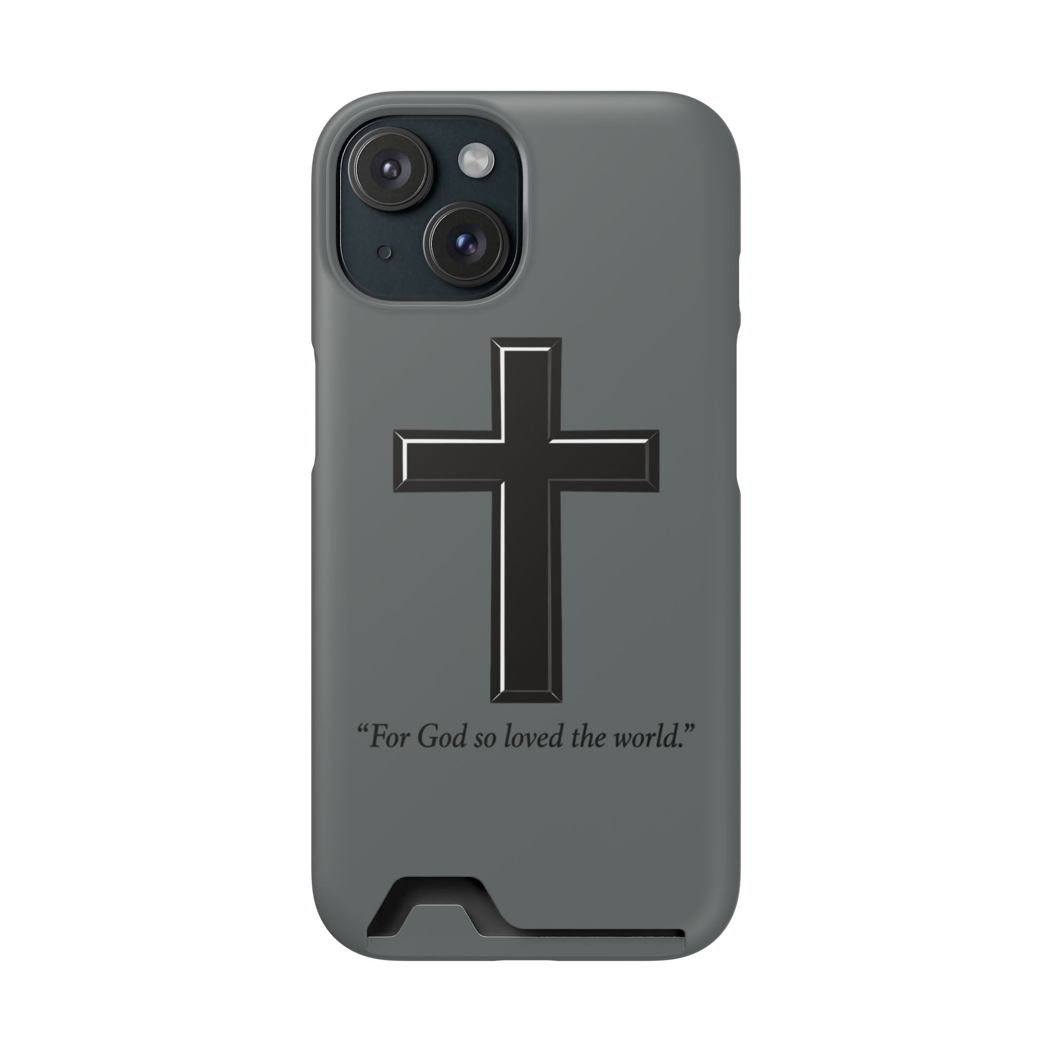 John 3:16 Phone Case (Card Holder)
