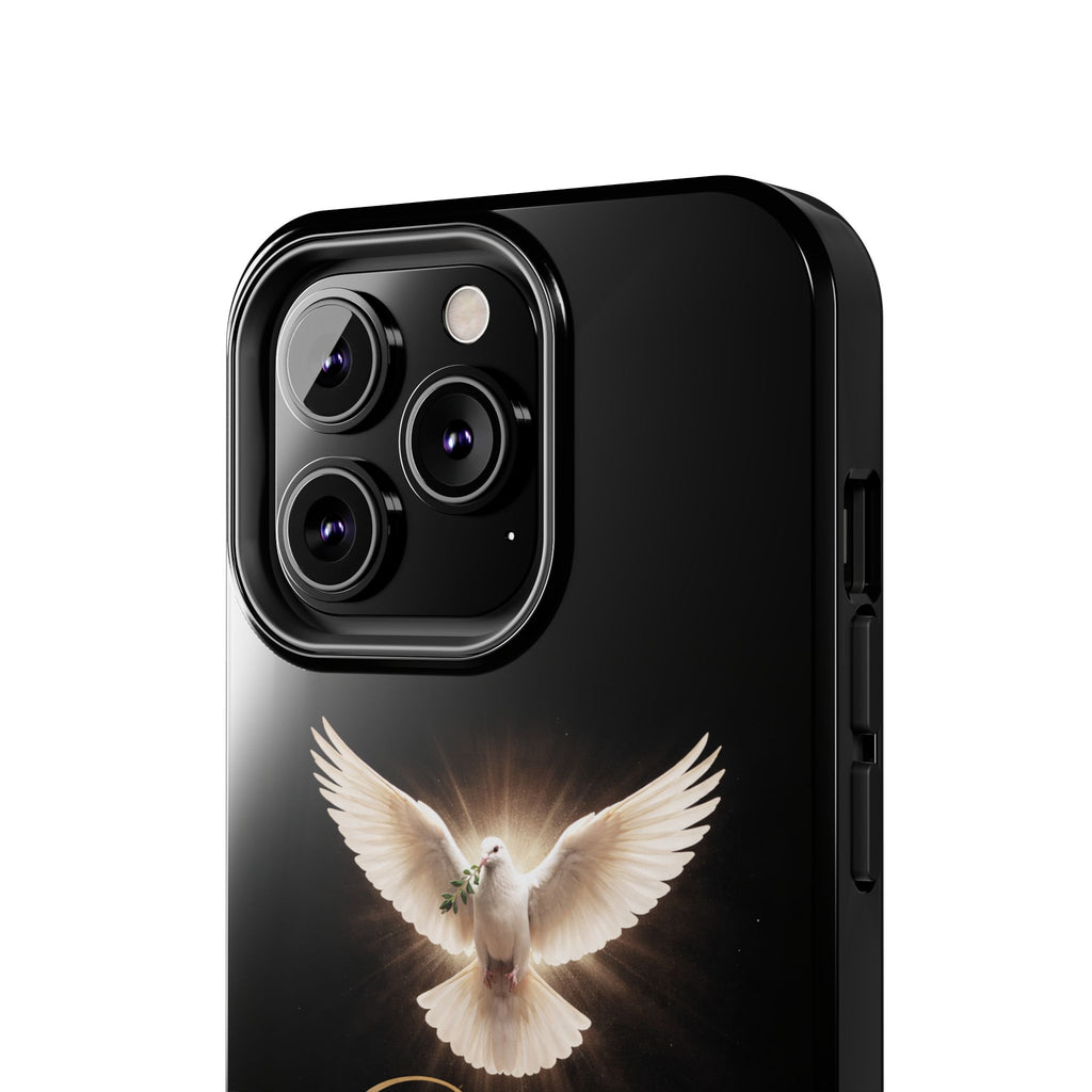 Dove with John 14:27 Tough Phone Cases