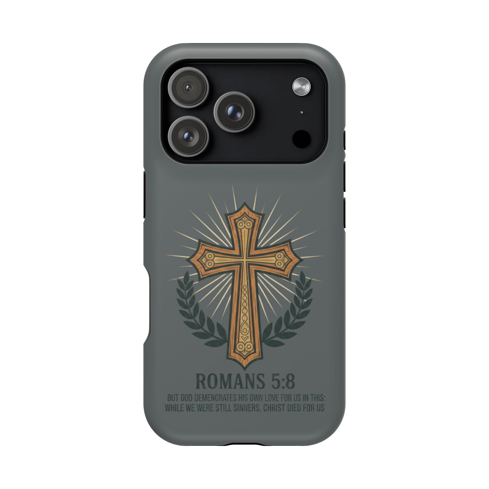 Romans 5:8 Magnetic Impact-Resistant Cases