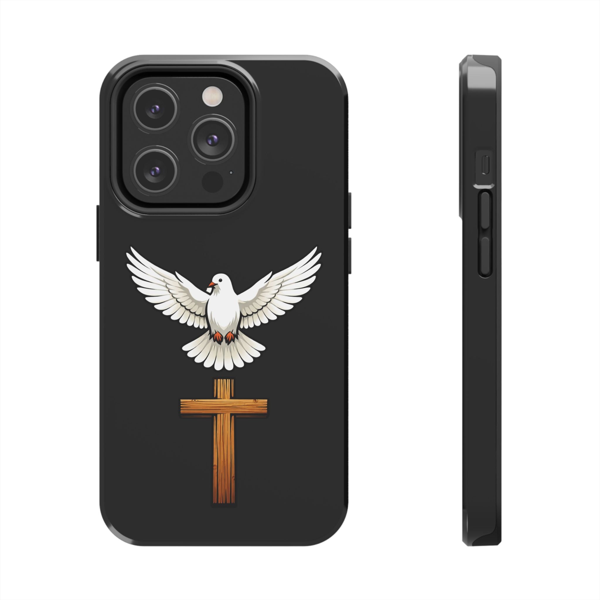 Dove and Cross Tough Phone Cases