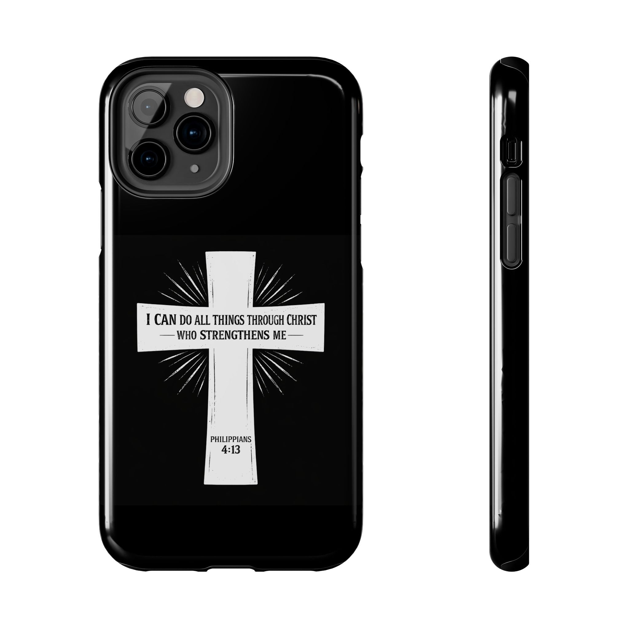 Philippians 4:13 Tough Phone Cases