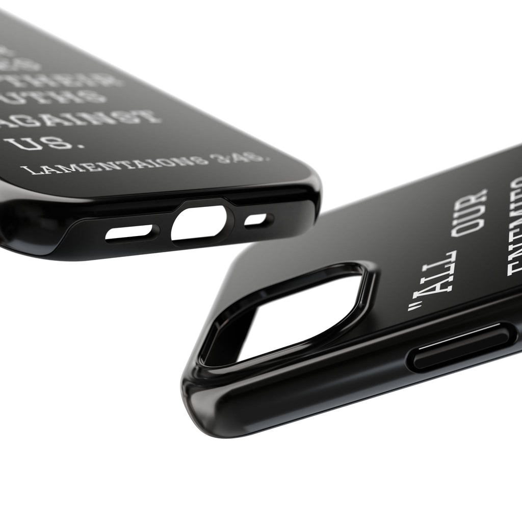Lamentations 3:46 phone case