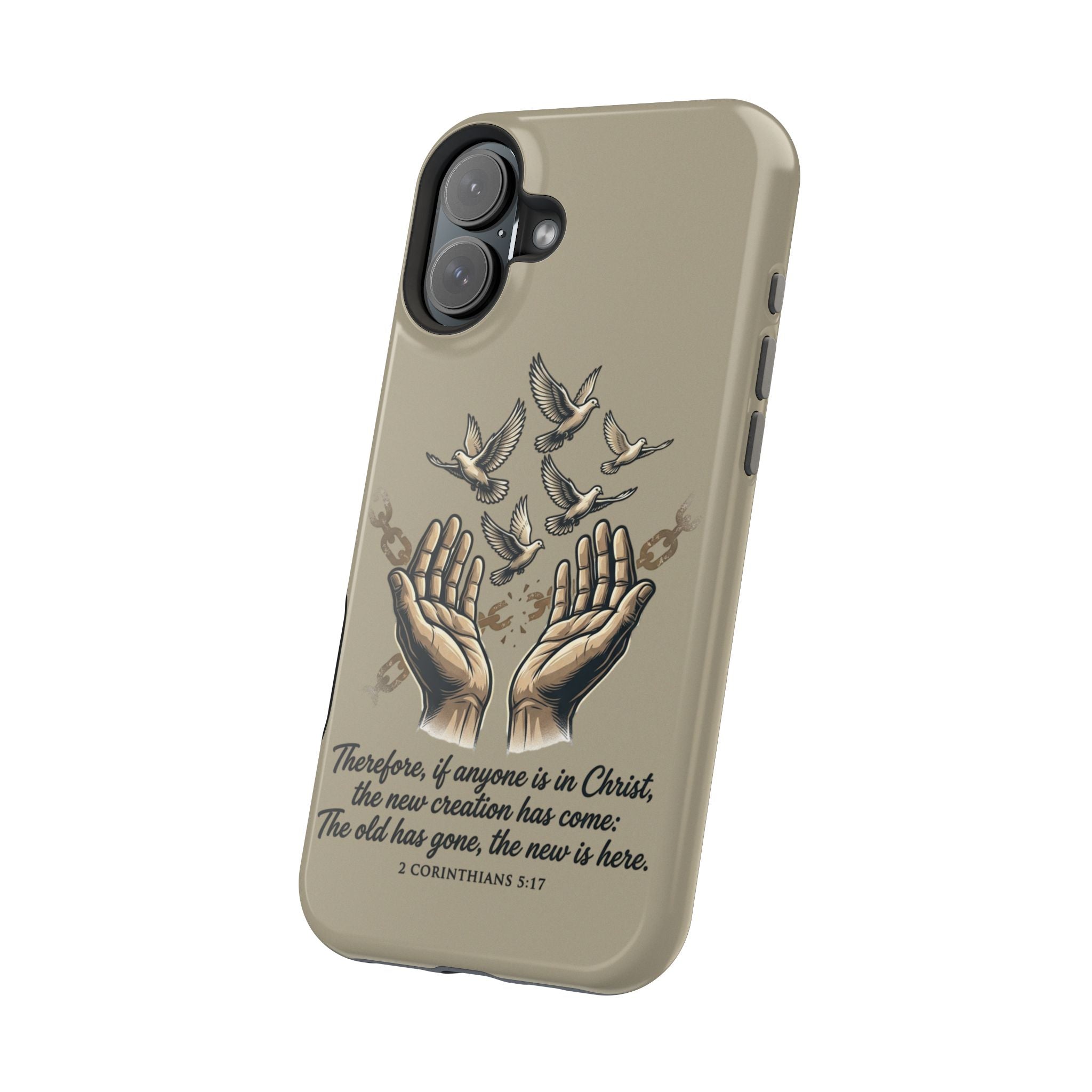 2 Corinthians 5:17 Magnetic Impact-Resistant Cases