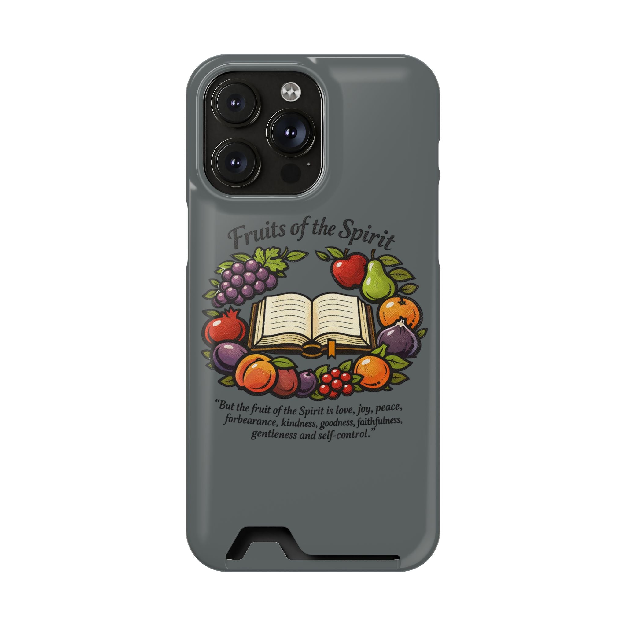 Fruits of the Spirit Phone Case (Card Holder)