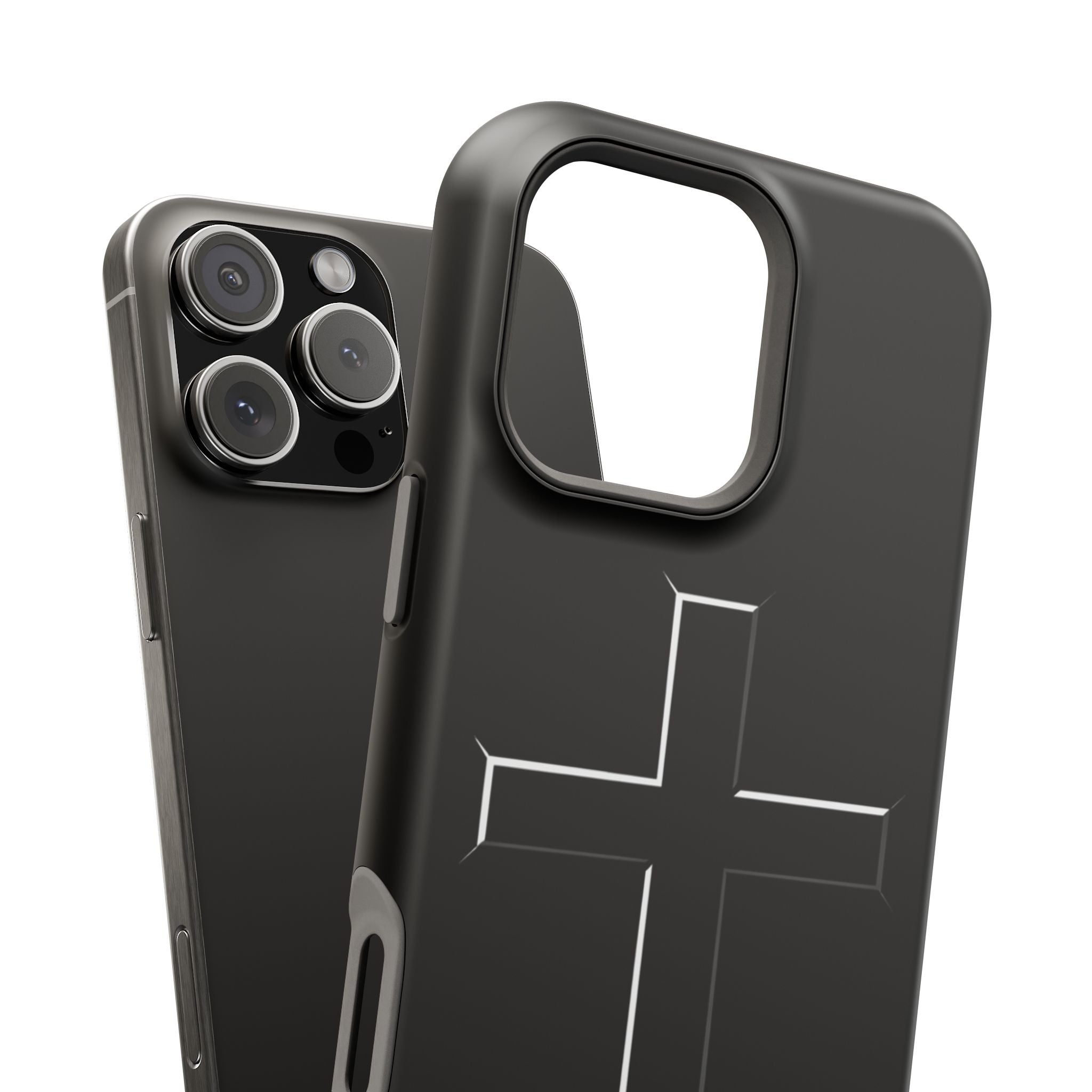 Cross Magnetic Impact-Resistant Cases