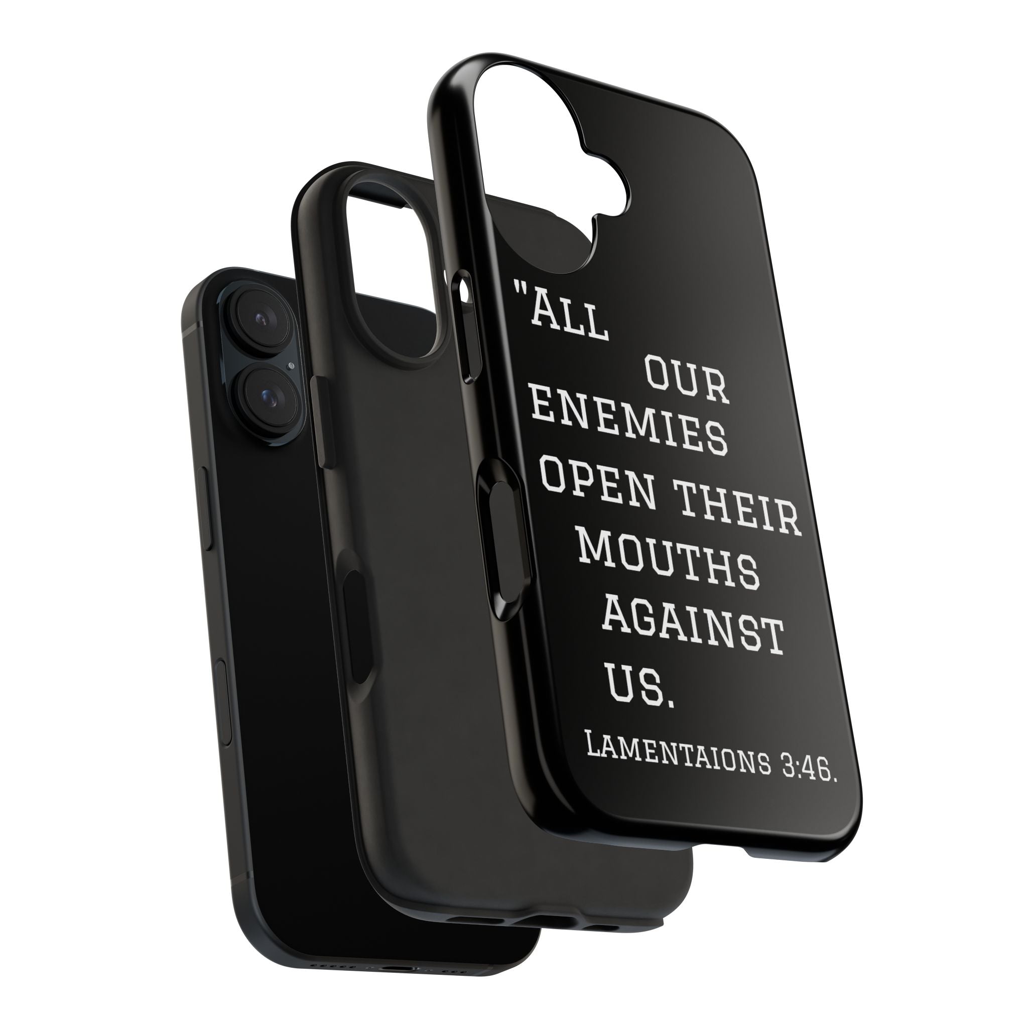 Lamentations 3:46 phone case
