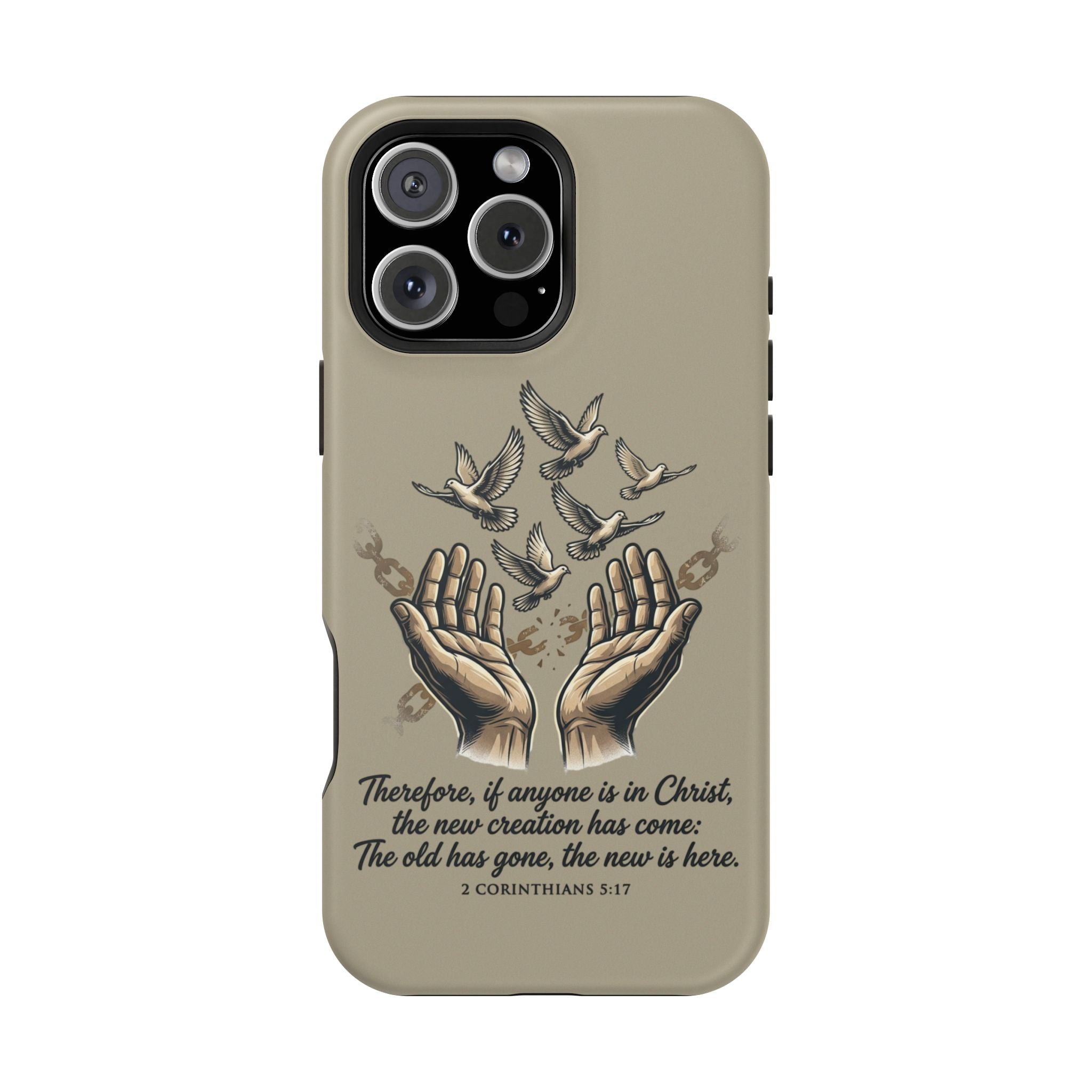 2 Corinthians 5:17 Magnetic Impact-Resistant Cases