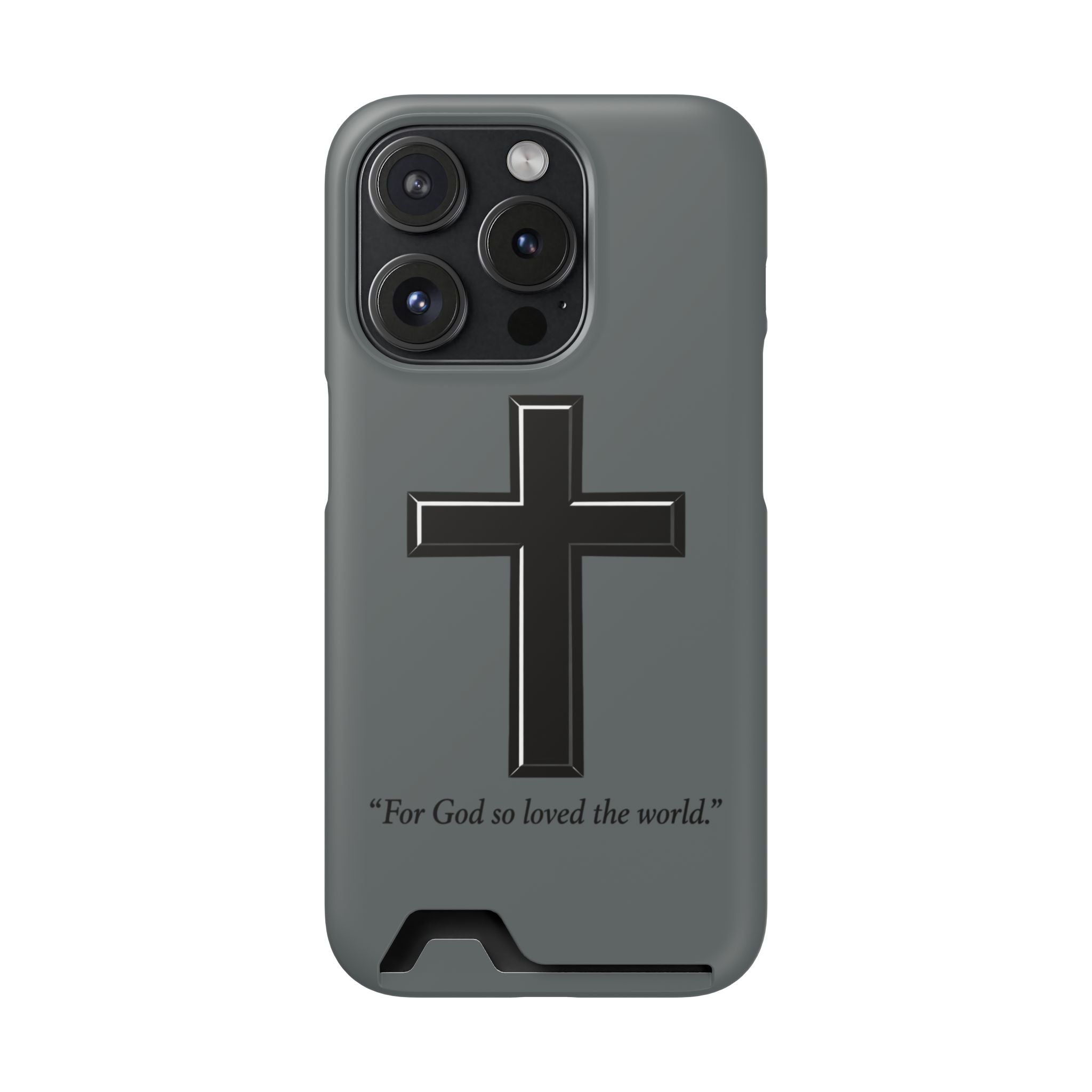 John 3:16 Phone Case (Card Holder)