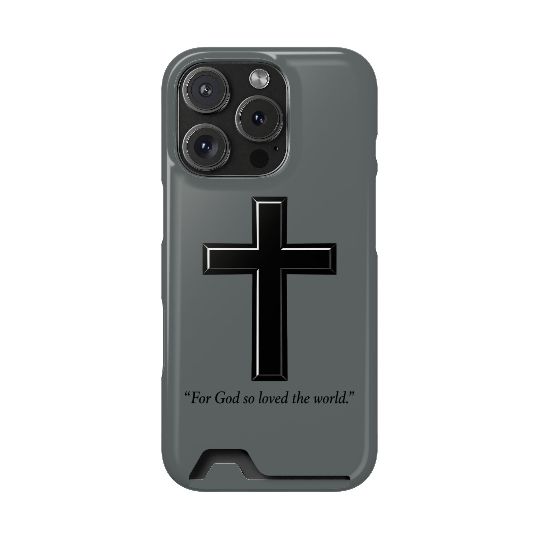 John 3:16 Phone Case (Card Holder)