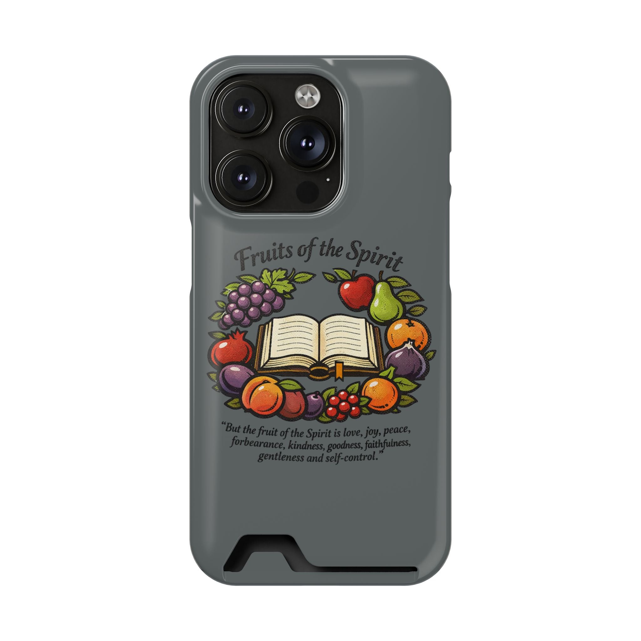 Fruits of the Spirit Phone Case (Card Holder)