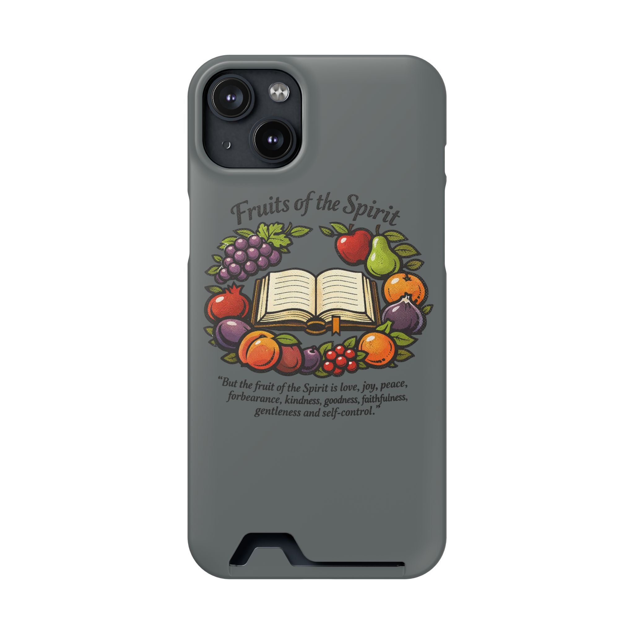Fruits of the Spirit Phone Case (Card Holder)