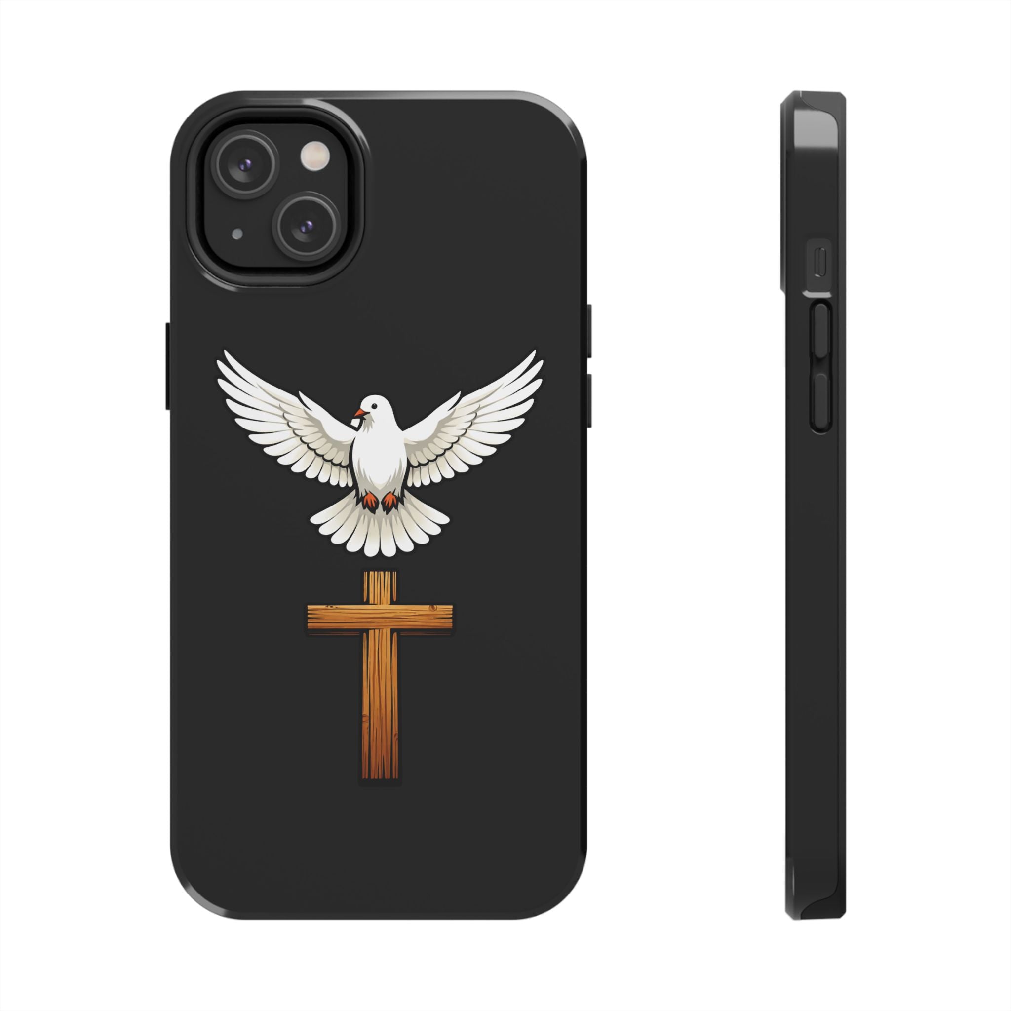 Dove and Cross Tough Phone Cases