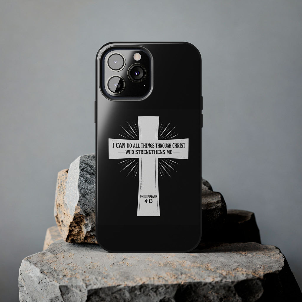 Philippians 4:13 Tough Phone Cases